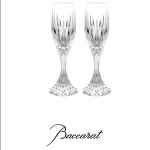 🍾NIB BACCARAT CHAMPAGNE FLUTES🍾